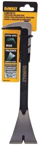 DeWalt DWHT55529 10" 3 Nail Slots Molding Claw Bar with Flat Prying End...