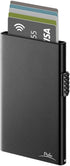 Pop Up Wallet, Slim Minimalist Credit Card Holder For Men And Women, Card Holder for 7 Cards, RFID Protection Ultra Slim Metal Wallet (Aluminum, b...