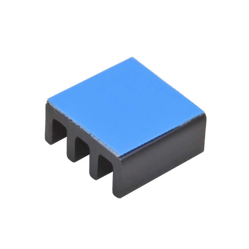 30pcs Aluminum Heatsink 11x11x5mm / 0.43x0.43x0.2 inches with Thermal Conductive Adhesive Tape for Raspberry pi Electronic Chip MOS IC Diode Triod...