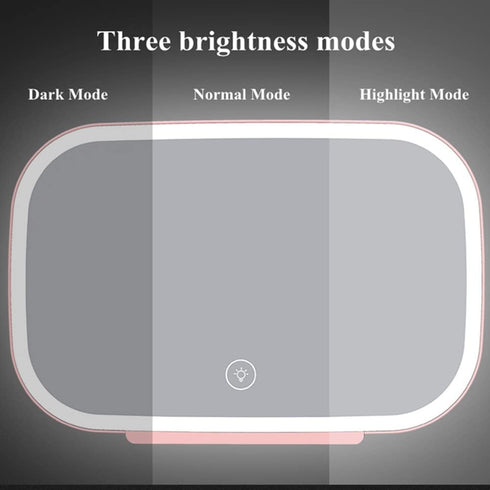 Car Visor Vanity Mirror with LED Lights USB Rechargeable Travel Makeup Mirror 3 Light Mode Sun Visor with Touch Sensor Built-in Lithium Battery...