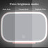 Car Visor Vanity Mirror with LED Lights USB Rechargeable Travel Makeup Mirror 3 Light Mode Sun Visor with Touch Sensor Built-in Lithium Battery...