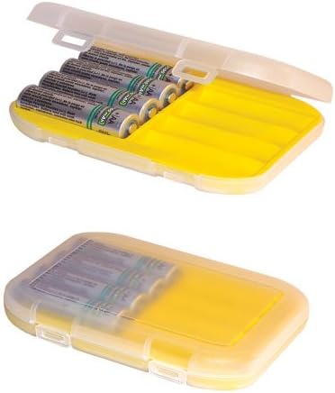 Malamute Rugged AA Battery Storage Case - Holds 8, Traction Feet, Made in the USA...