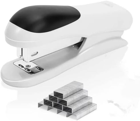 1Pc Gray Desktop Stapler Portable Stapler with 25 Sheet Capacity,Two Binding Modes,Classic Staplers, Durable Staplers for Office School Home Use S...