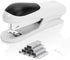 1Pc Gray Desktop Stapler Portable Stapler with 25 Sheet Capacity,Two Binding Modes,Classic Staplers, Durable Staplers for Office School Home Use S...