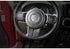 JeCar Interior Steering Wheel Decoration Trim Kits For Jeep Wrangler 2011-2017 JK Unlimited Patriot Compass & Grand Cherokee 2011-2013 (Carbon fib...