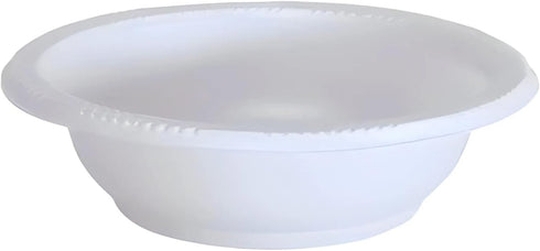Party Dimensions Premium Heavy Weight Dessert Perfect White Excellent Small Plastic Disposable For Party Catering Supplies, 100 Pcs, 5 oz. Bowl...