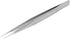 Stainless Steel Tweezers, High Accuracy Tweezers with Straight Tapered, Ultra Fine Point Forceps, hold 0.1mm fingerprint flying line, for Mobile P...