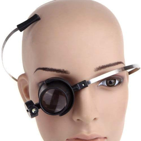 15X Loupe Lens Headband Magnifying Glass Jeweler Watch Repair Magnifier with LED Eye Loupe...