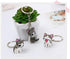 KINGFOREST 150-Piece Split Key Ring Kit with Chains & Jump Rings - 1 Inch Silver Nickel Bulk Jewelry Making Supplies for DIY Keychains, Charms, Cr...