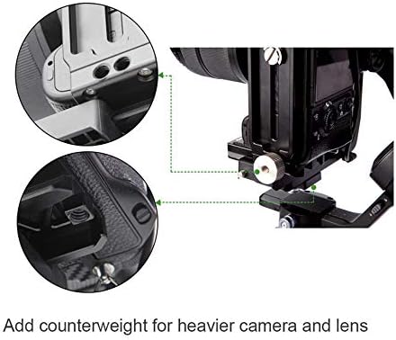 Lanparte Ronin SC L Bracket Mount Vertical Shooting Plate for DSLR Camera DJI Gimbal...