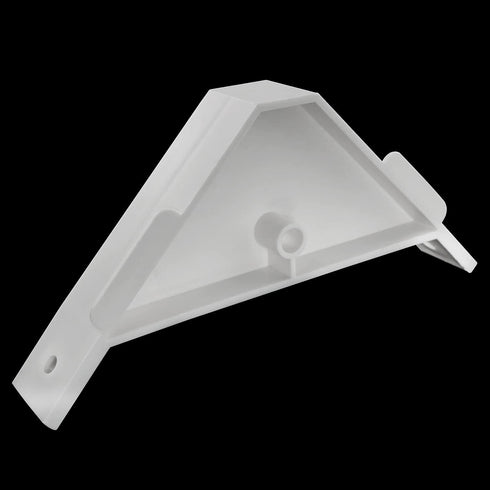 12PCS 90 Degree Cabinet Triangle Bracket Plastic White Corner Support Braces for Furniture Cabinets and Other Accessories...