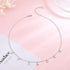 S925 Sterling Silver Stars Choker Short Necklace for Women Jewelry...