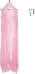 Eimilaly Bed Canopy Mosquito Net, Bed Canopy for Girls Room Decor - Insect Protection Hanging Canopy for Adults, Babies, Outdoor Camping, Pink/No ...