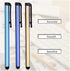 12 Pack Universal Capacitive Stylus Pen Portable Multicolor Touchscreen Stylus Pens Compatible with Apple iPhone 5 /5S/ 5C /6/7/11 Plus iPad Galax...