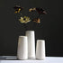 VanEnjoy 7" High Desktop Minimalist White Ceramic Vases Home Office Decoration Frosting Finish Vase...