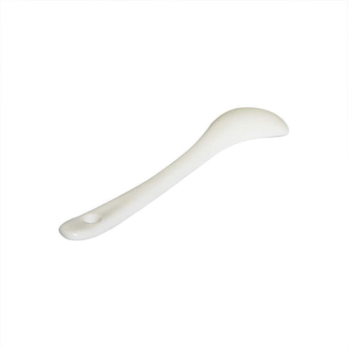 12 pcs Porcelain Egg Spoons Ceramic Spoons White 5 inch Coffee Dessert Yogurt Tea milky tea...