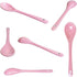 3 sets of each 10 Color Porcelain Egg Spoons Ceramic Spoons 5 inch Coffee Dessert Yogurt Tea Milky Tea...