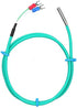 5x30mm K Type Green Thermocouple, Waterproof, Temperature Probes & Sensors Silicone Temperature Sensor with Soft Cable Green 5x30mm Stainless Stee...