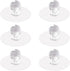 6 Pcs Clear Instant Cabinet Drawer Knobs Adhesive Push Pull Helper Crystal Drawer Pull Mini Handle Helper Self Stick Handle for Door Wardrobes...