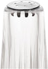 YBM Home Salt and Pepper Shakers Acrylic with Stainless Steel Lid, 1.5oz Clear Spice Herb Dispenser for Dining Table and Farmhouse Decoration, 123...