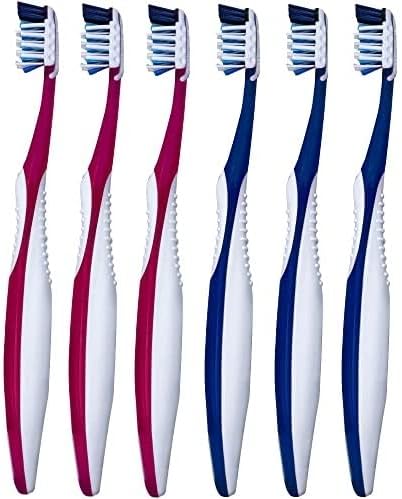 Oral-B Pro-Health All-in-One CrossAction Toothbrush, 35 Soft (Colors Vary) - Pack of 6...