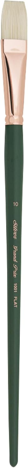 Silver Brush Limited 1001 Grand Prix Flat Brush for Oil Paintings, Size 10, Long Handle...