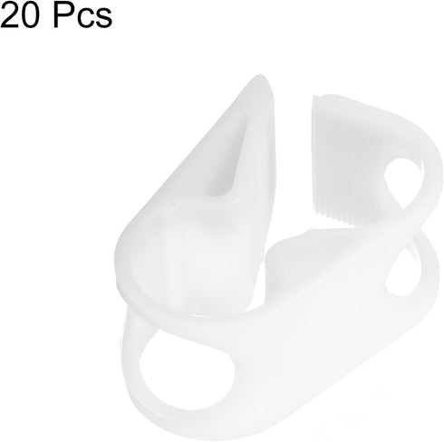 uxcell Plastic Tubing Clamps, 20pcs 1/2"-3/4" Tube OD Adjustable Tube Clamp Laboratory Pinch Valve Flow Control Hose Clamp...