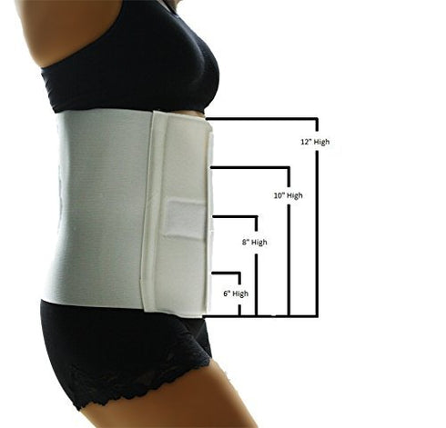 Abdominal Binder for Men and Women | Postpartum Wrap | Stomach Support Wrap | Surgical Binder | Hernia Support Abdominal Binder | Post Surgery Sto...