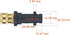 M MINGLE Pressure Washer Gun Adapter, to 1/4'' Quick Connect Fitting, Only Compatible Karcher K2, K3, K4, K5, K6, K7...
