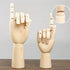 Wood Artist Drawing Manikin Articulated Mannequin with Wooden Flexible Fingers 10" Left Hand (10 inches-The Right Hand)...