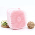 Bath Brush Silicone, Massage Soft Brush Dog Cats, Pet Massage Brush Bubble Body Brush-Pink...