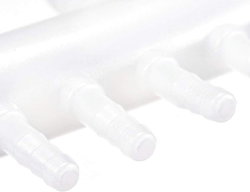 uxcell 8mm to 4mm 6 Way Aquarium Air Line Tubing Splitter Connector Fish Tank Plastic Air Flow Divider Oxygen Splitter Lever Valve...