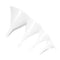 Chef Craft Classic Plastic Funnel, 2-5 inches in Diameter 4 Piece Set, White...