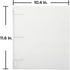 JAM PAPER Plastic 2 inch Binder - Clear 3 Ring Binder - Sold Individually...