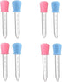 8Pcs 5ml Small Silicone Plastic Dropper Medicine Feeder Pipette Dropper Liquid Food Dropper Infant Utensils Experiment Supplies(Random Color)...