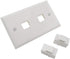 CAT.6 RJ45 Ethernet Wall Plate, OZXNO 1-Pack RJ45 Female to Female Keystone Jack Wallplate Removable Cat6 Inline Coupler Faceplate Compatible with...