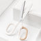 Multipurpose Office Craft Scissors for DIY Art and Craft,Comfort-Grip Handles, Sturdy Sharp Scissors (White)...