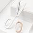 Multipurpose Office Craft Scissors for DIY Art and Craft,Comfort-Grip Handles, Sturdy Sharp Scissors (White)...