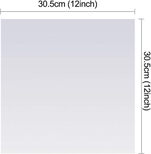 20 Pieces 6 mil 12 x 12 inch Blank Stencil Transparent Material Mylar Template Sheets for Stencils (6mil-20pcs)...