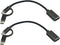 2Pack 2 in 1 Weave Micro USB and Type C Male to USB 2.0 Female Converter On-The-Go (OTG) Adapter Cable(Black),Aluminum Housing, 2Pack Black...