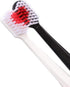 2Pcs Toothbrushes Black and White Heart Shaped Couple toothbrushes eco Friendly Nano toothbrushes Dental Care Brush Manual Toothbrushes one Size,T...