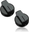 Reyhoar (2 Pack) W10339442 Gas Range Knob Black Replacement Part Fit for Whirlpool Range/Stove/Oven - Replaces WPW10339442 PS3507188
