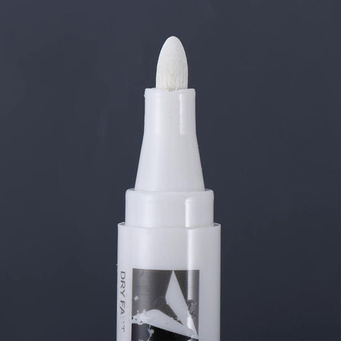 1PCS White Marker Pen, White Paint Pen for Art Painting Graffti Pen Waterproof Tire Painting Pen Art Supplies Paint Pen Stone, Wood, Canvas, Glass...
