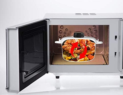 Bene Casa - 2.6 Qt. Microwave Pressure Cooker - Non-stick Surface and Locking Lid - Cooks Up to 12 Cups of Cooked Rice (6 Cups Uncooked)...