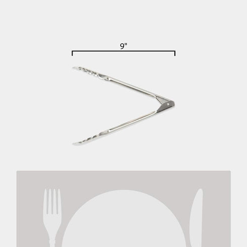 Edlund tongs kitchen commercial salad tongs gravity tongs 9 inch heavy duty stainless steel - 4409 HDL NO INTERLOCK MECHANISM...