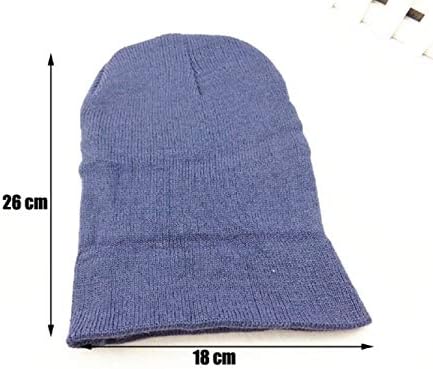 Warm Winter Hat Knit Plain Skull Beanie Toboggan Knit Hat for Men and Women (Grey)...