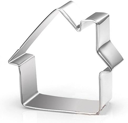 Small Key and House Cookie Cutters Set - Stainless Steel...