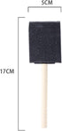 20 Pcs 2 Inch Foam Paint Brushes Wood Handle Sponge Brush Paint Sponges Painting Tools for Acrylic Painting Staining Varnishes...