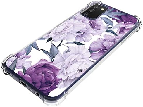 for Galaxy A03S Case(Not fit Galaxy A02S), Slim Flexible TPU for Girls Women Airbag Bumper Shock Absorption Rubber Soft Silicone Case Cover Fit fo...