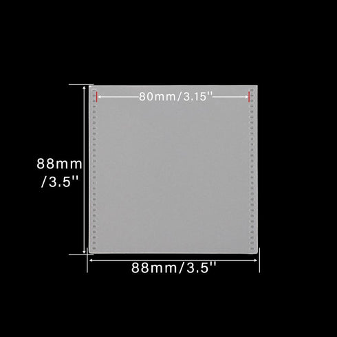 12 Sheets Frosted PP Small Cash Envelope 3.15x3.5 Inch Zipless Mini Budget Cash Stuffing Envelopes No Tab No Hole Card Pockets for Money Planner B...